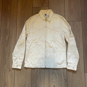 Topman Cream Corduroy Jacket
